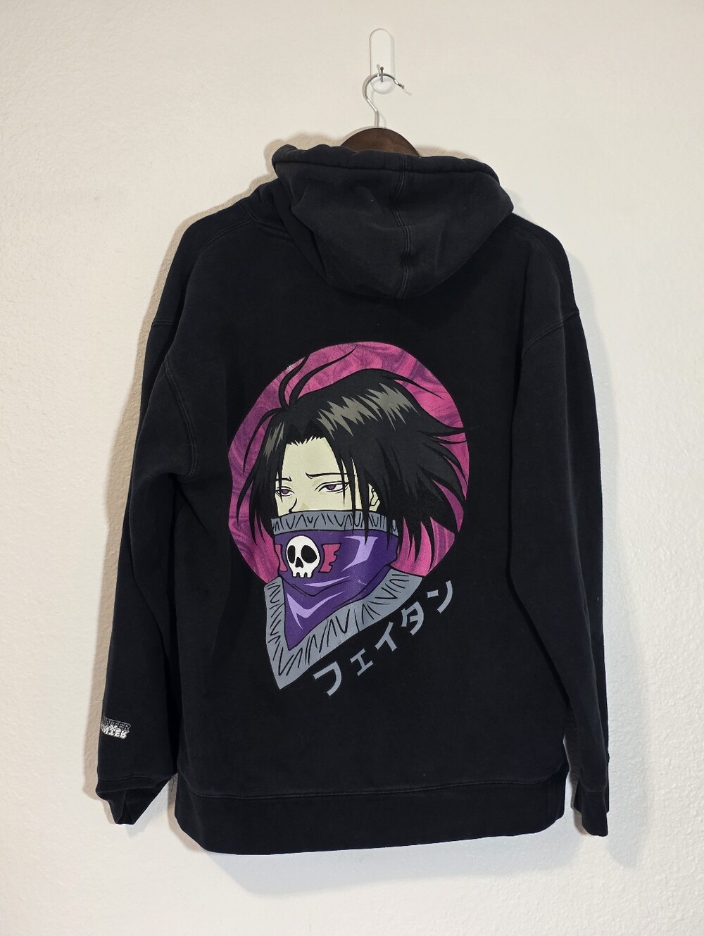 Hypland Hunter x Hunter Feitan Hoodie Black Large Anime Pullover